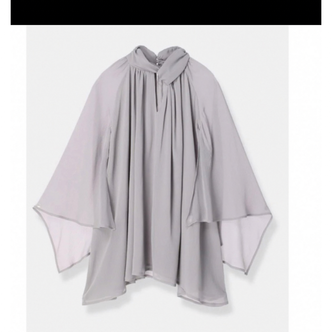 LAUBEBLANC Cape sleeve Chiffon Blouse - シャツ/ブラウス(長袖/七分)