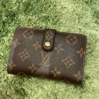 ルイヴィトン(LOUIS VUITTON)のルイヴィトン がま口二つ折り財布 美品(財布)