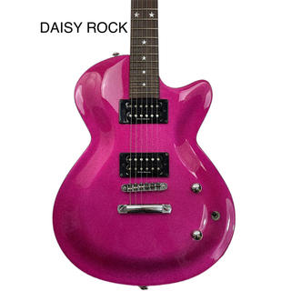 デイジーロック(Daisy Rock)のDAISY ROCK ロックキャンディパンキーピンク　ピンクラメ　ギター　希少(エレキギター)