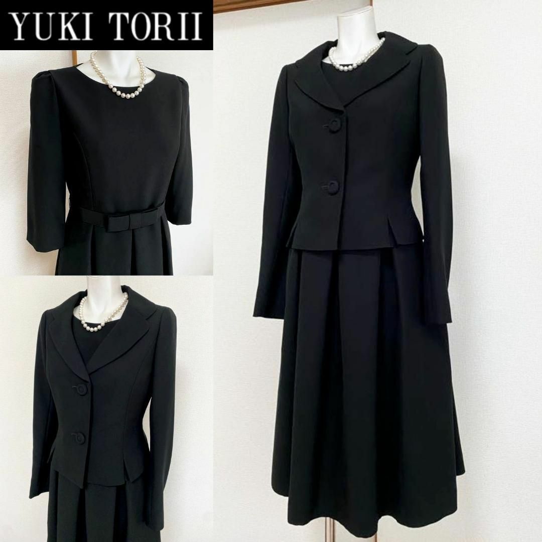 YUKI TORII INTERNATIONAL - 当日発送可能【美品】ユキトリイ 高級喪服礼服 ワンピーススーツ 9号相当の通販 by