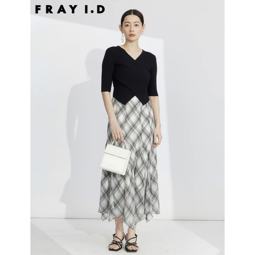 FRAY I.D フレイアイディー フレアスカートコンビニットワンピース