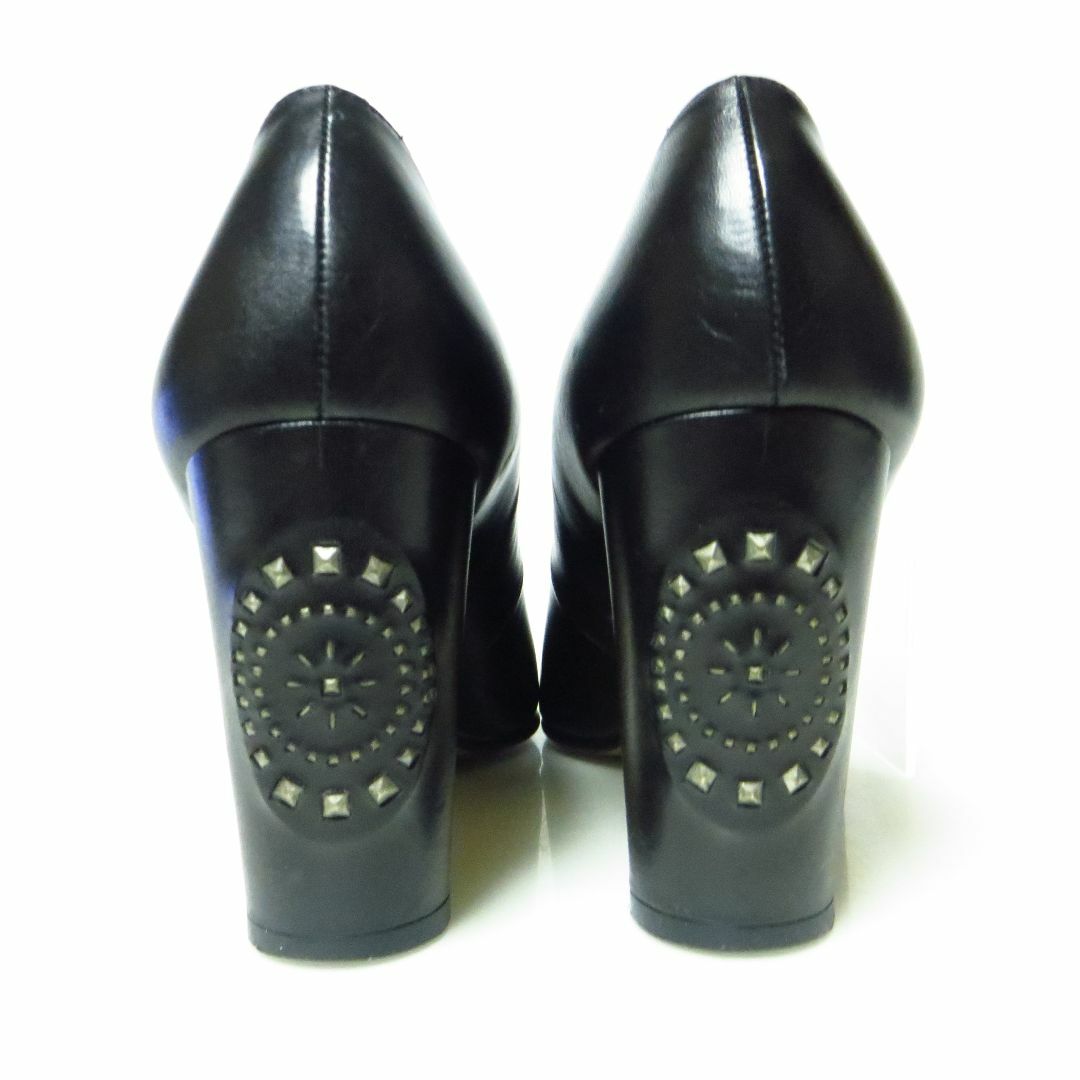 Jean-Paul GAULTIER(ジャンポールゴルチエ)の美品 ジャンポールゴルチエ チャンキーヒール パンプス 約23.5㎝ 4 1/2 レディースの靴/シューズ(ハイヒール/パンプス)の商品写真
