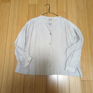 ツハルバイサマンサモスモス(TSUHARU by Samansa Mos2)のツハル麻ブラウス美品(シャツ/ブラウス(長袖/七分))