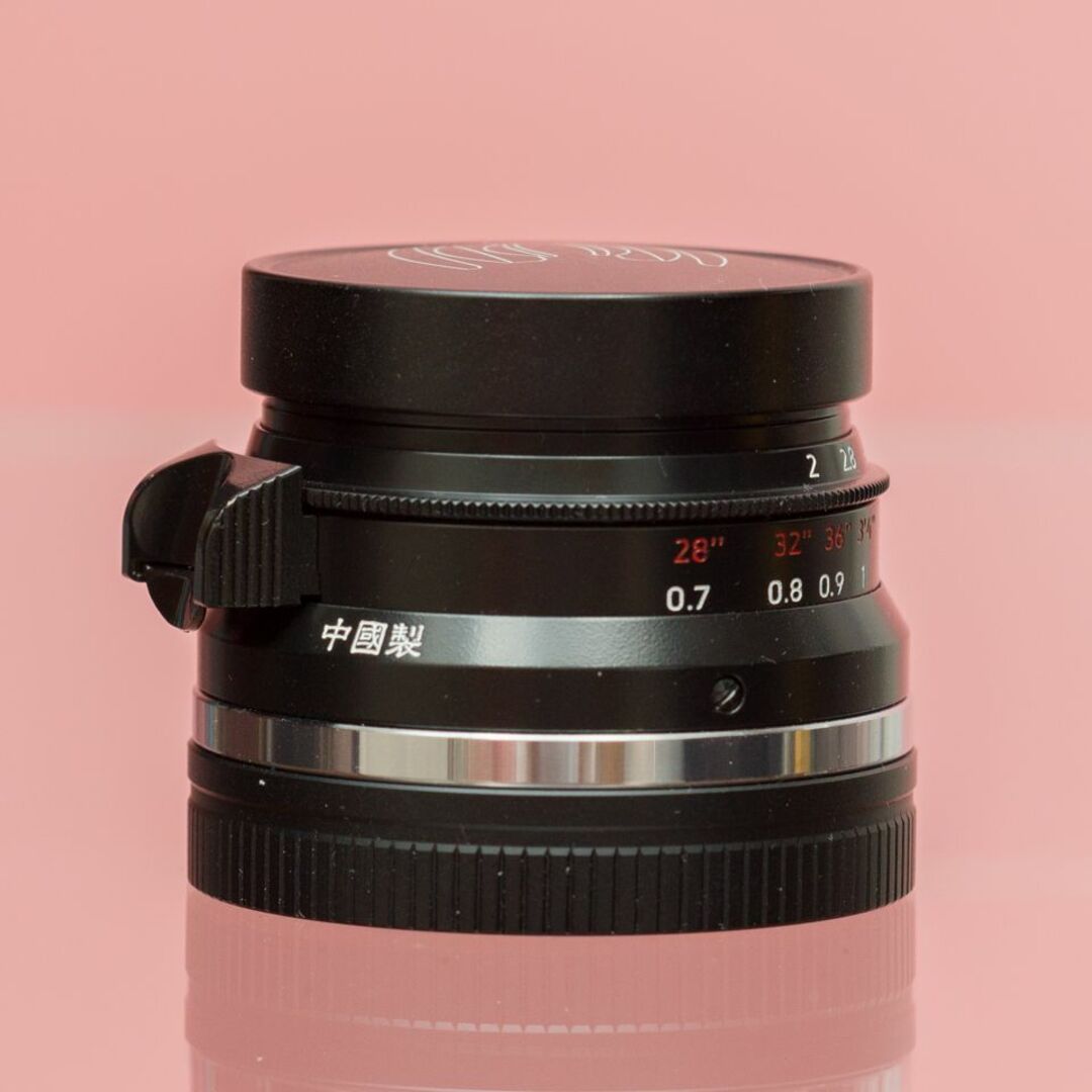 LEICA(ライカ)のLIGHT LENS LAB 35mm F2 周八枚 黒 ブラックペイント スマホ/家電/カメラのカメラ(レンズ(単焦点))の商品写真