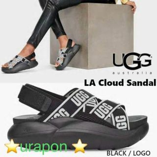 入荷困難✨激レア✨①超超美品✨26✨UGG✨LA CLOUD SANDAL✨厚底