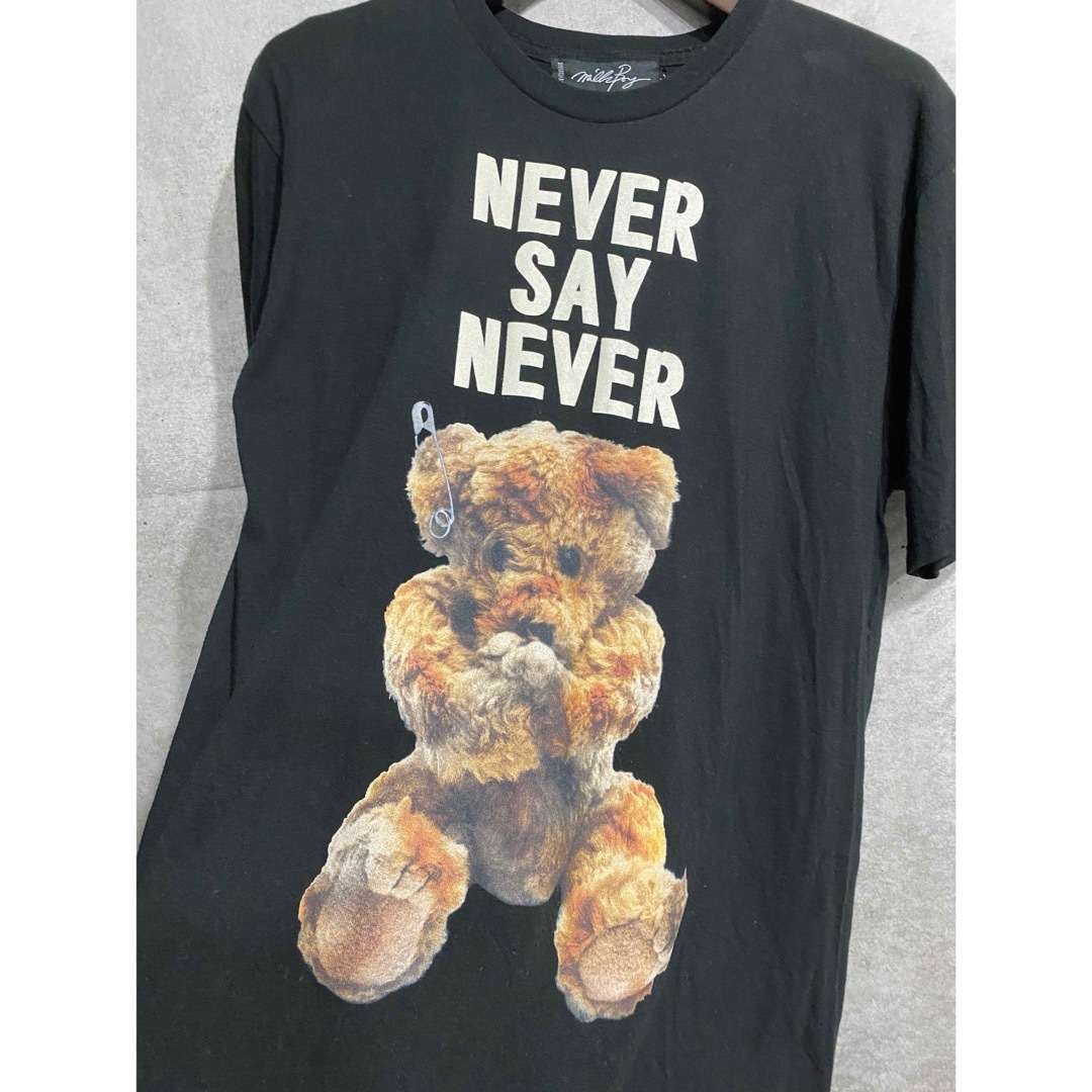 MILKBOY(ミルクボーイ)のmilkboy never say never テディベアカットソー　Tシャツ メンズのトップス(Tシャツ/カットソー(半袖/袖なし))の商品写真