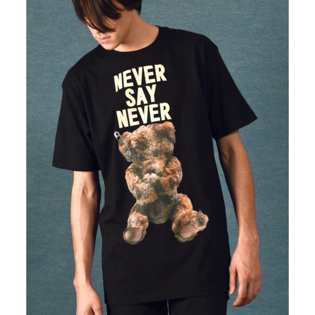 MILKBOY(ミルクボーイ)のmilkboy never say never テディベアカットソー　Tシャツ メンズのトップス(Tシャツ/カットソー(半袖/袖なし))の商品写真