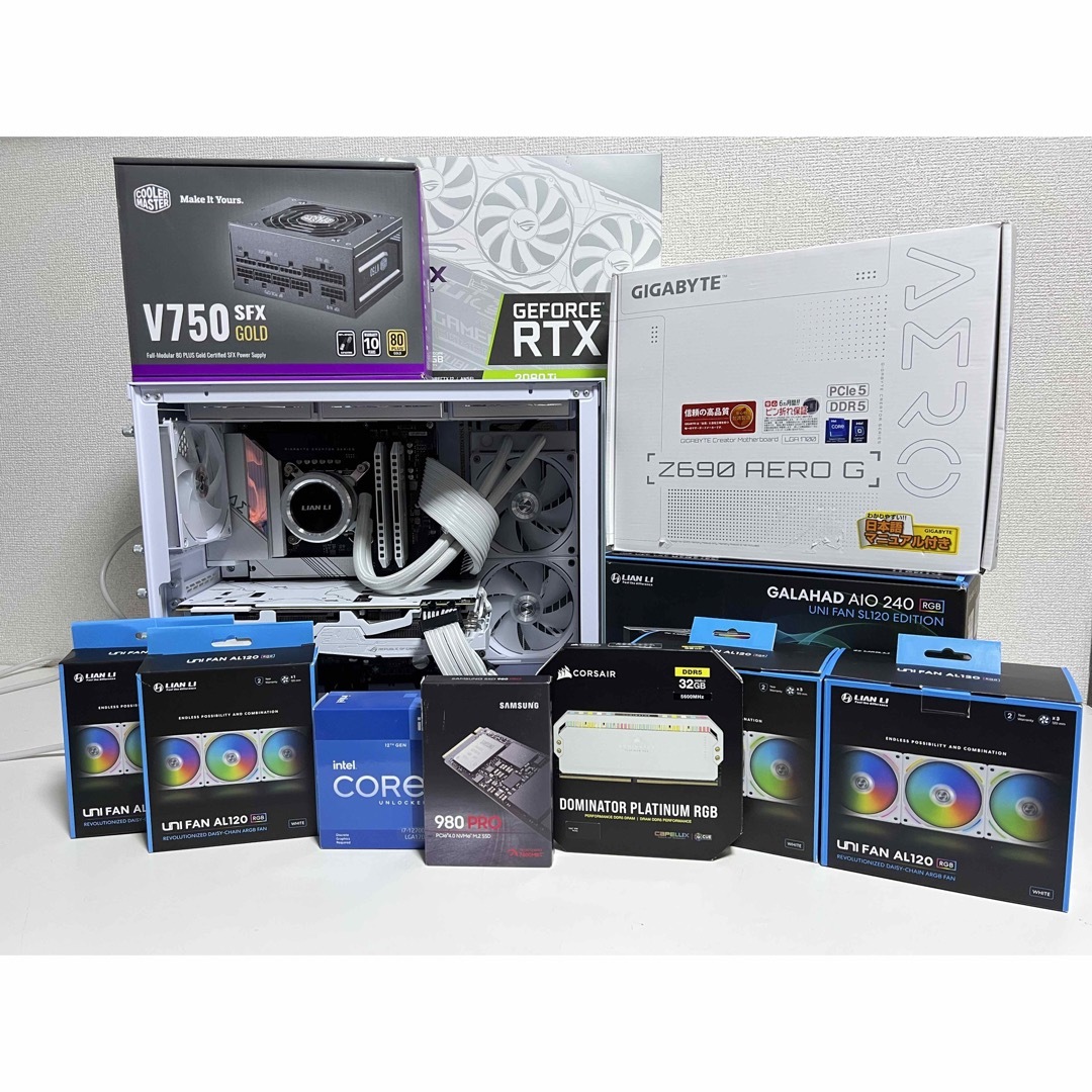 自作ゲーミング PC Intel I7 12700K RTX2080TI 11G