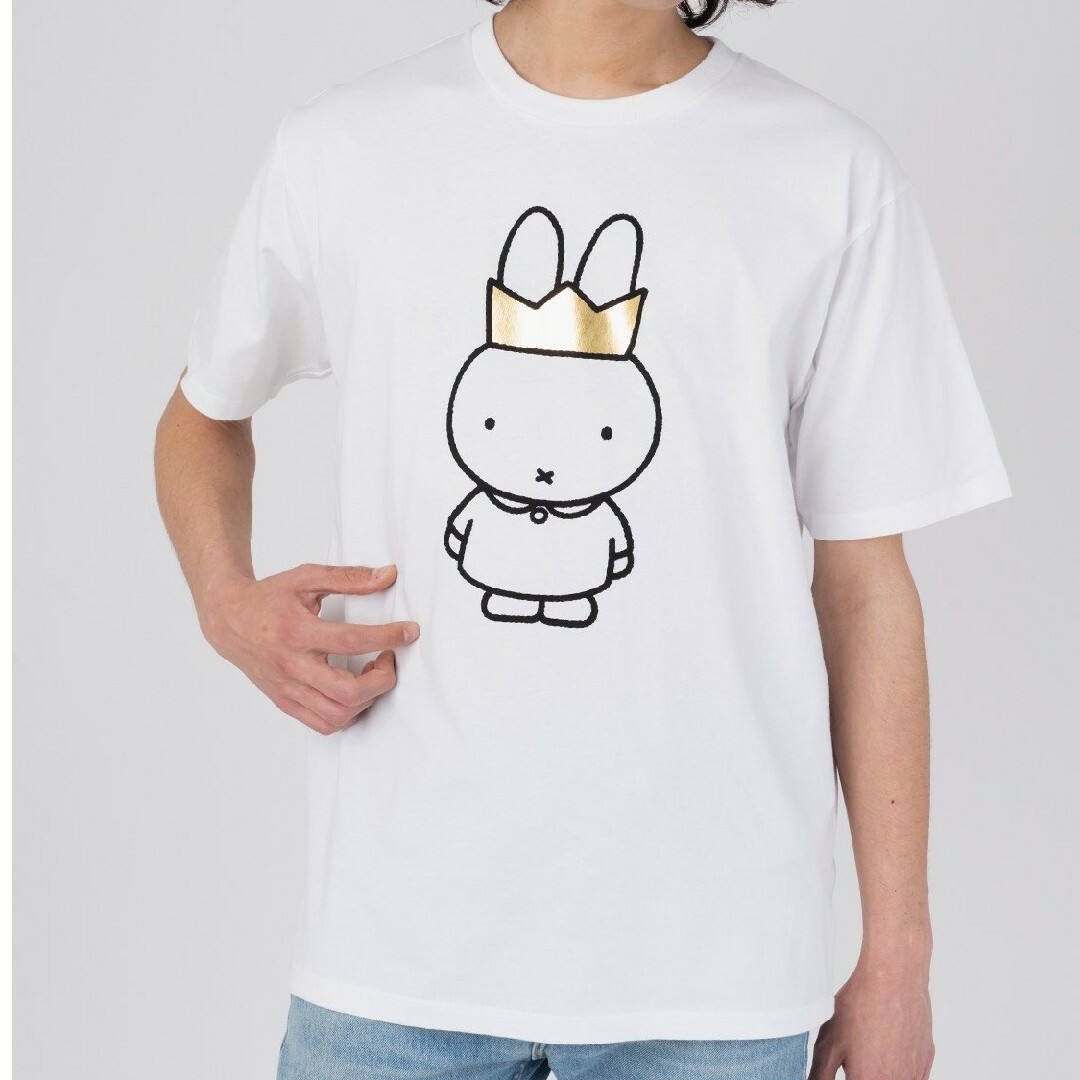 新品未使用！グラニフ ミッフィー クラウン ホワイト Tシャツ XLサイズ