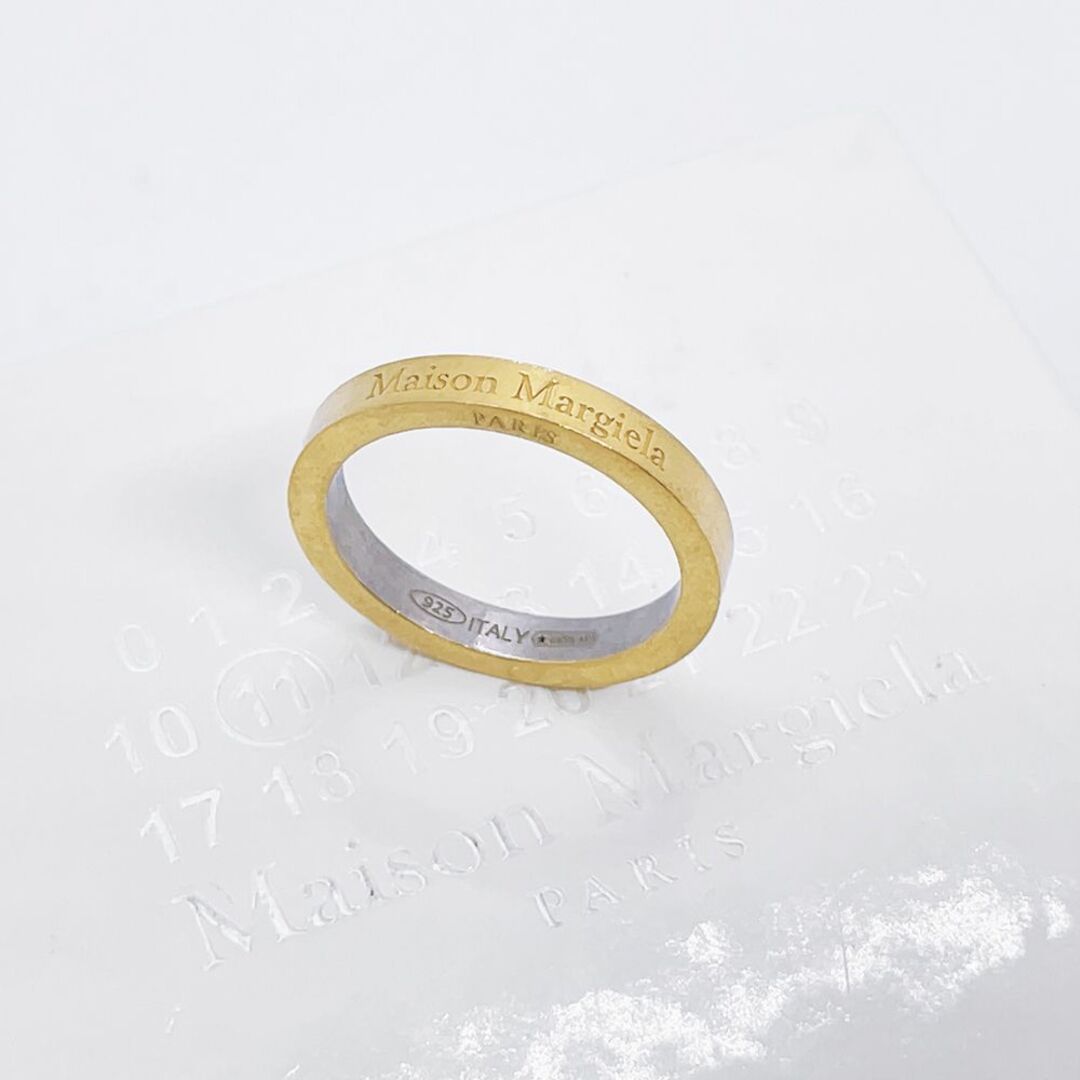 【新品・正規品】 MAISON MARGIELA ロゴ スリム リング