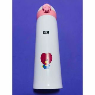 ビーティーイシビル(BT21)の新品　BTS BT21 バンタン　ベビー　TATA テテ　水筒　タンブラー　白(水筒)