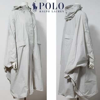 ポロラルフローレン(POLO RALPH LAUREN)の新品 ポロラルフローレン ポケッタブルレインポンチョ レインウェア M‐L 薄灰(レインコート)