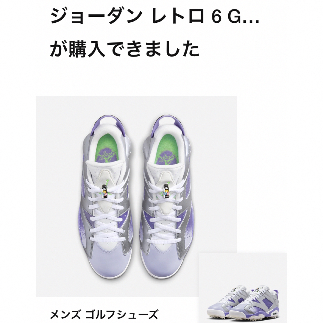 NIKE(ナイキ)のジョーダン 6 ゴルフ golf スポーツ/アウトドアのゴルフ(シューズ)の商品写真