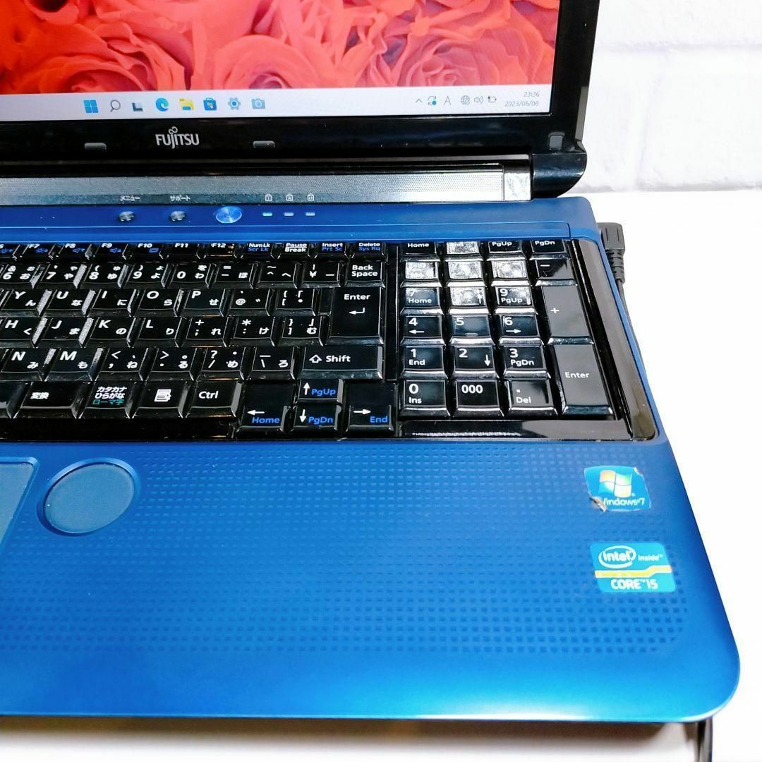 Core i5Windows11簡単初期設定済みノートパソコンカメラ付きPC 正本