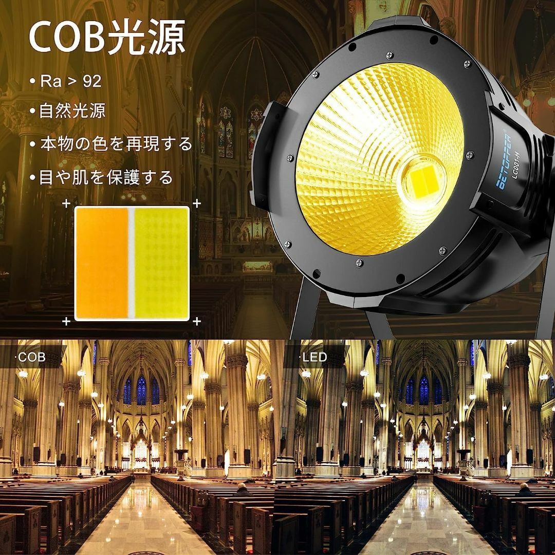 BETOPPER 舞台照明 54*2W LED スポットライトLC003-H ス