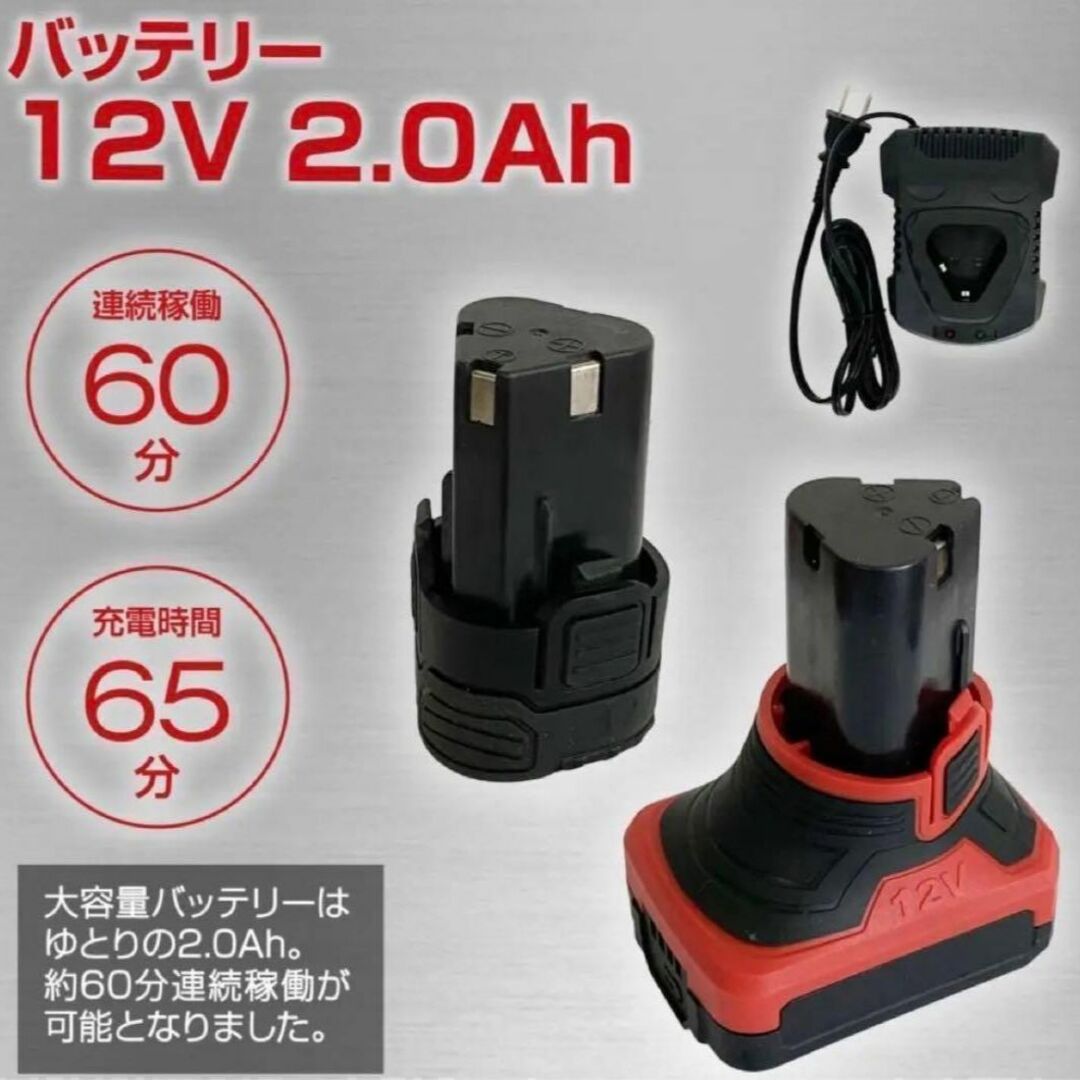 ポリッシャー 12V 充電式ポリッシャー108点セット コードレス 1699