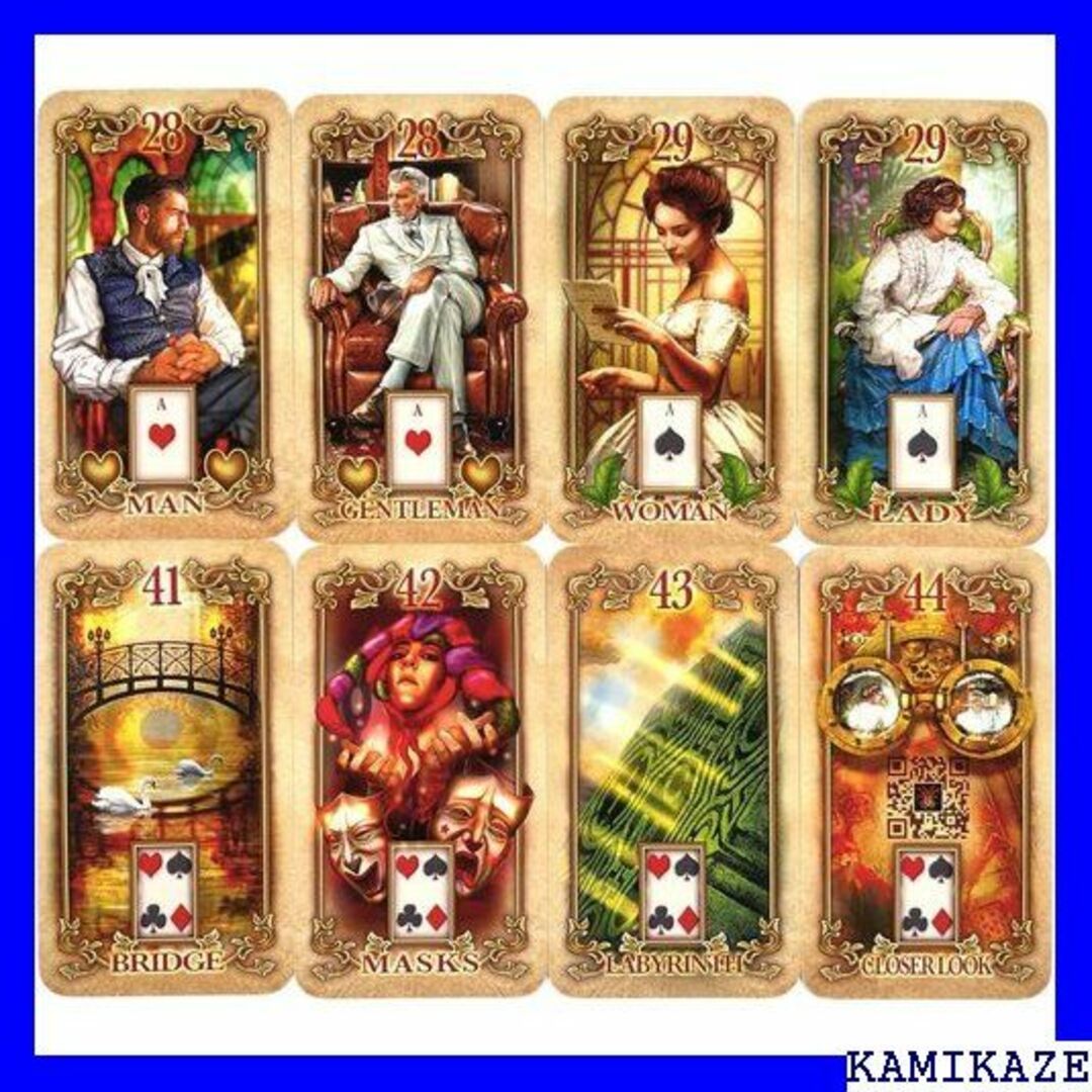 ☆ ルノルマン オラクルカード 占い ラストラス ルノル 語解説書付き 173 2