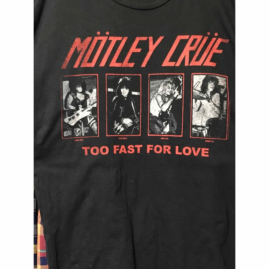 MOTLEY CRUE Tシャツ　Too fast for 〜 エンタメ/ホビーのタレントグッズ(ミュージシャン)の商品写真