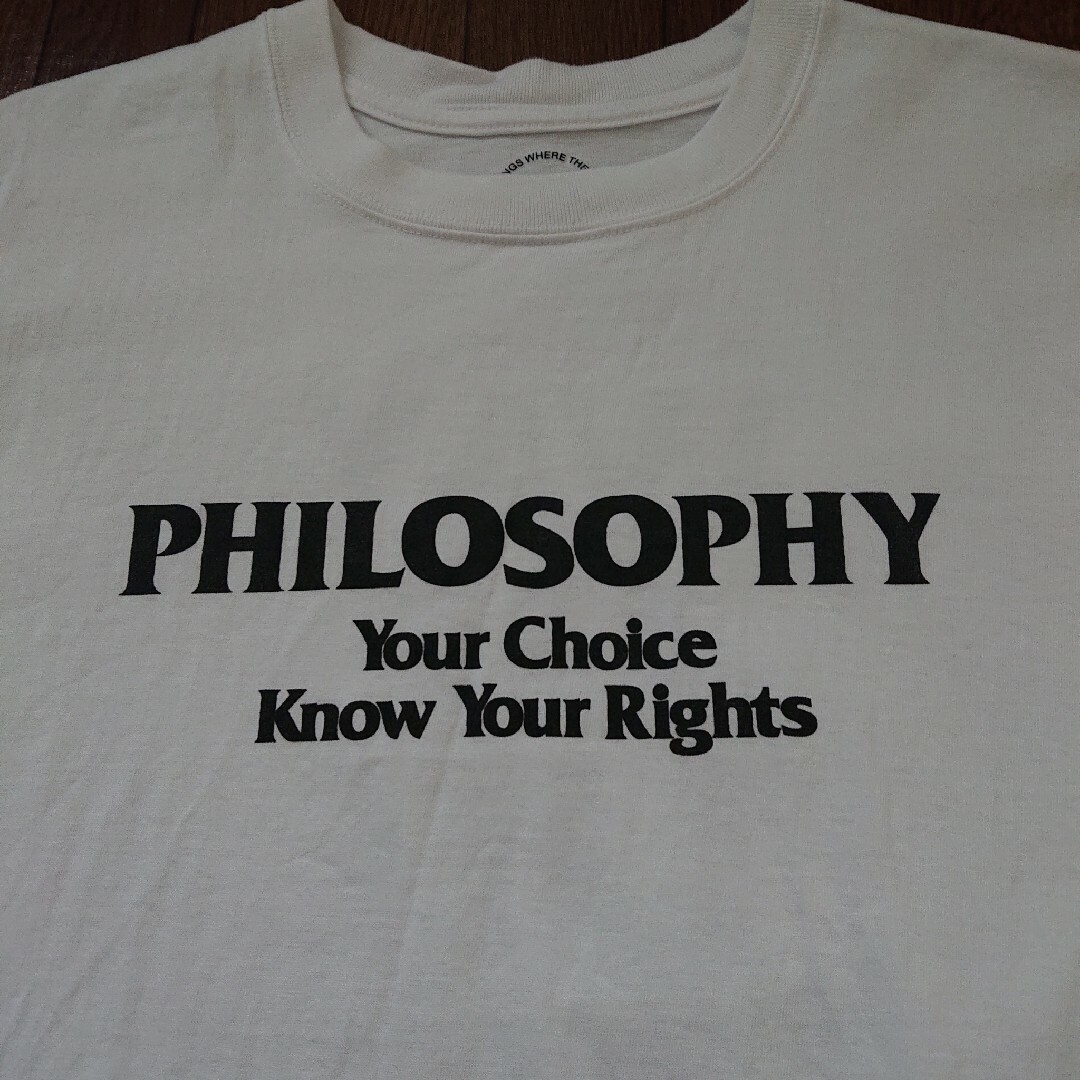 Wtaps PHILOSOPHY TEE (ホワイト M)