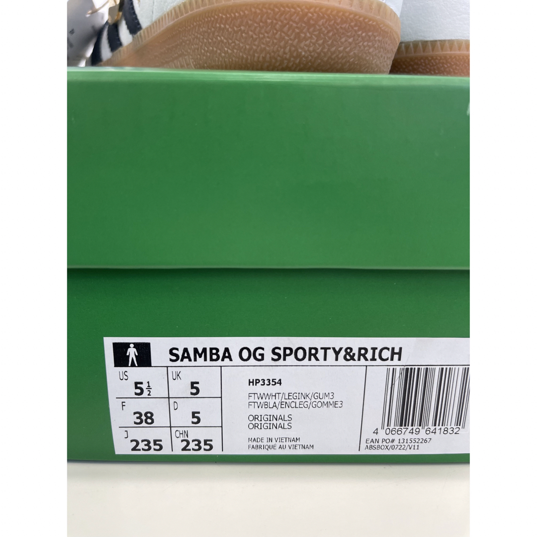 店頭無し公式アプリ限定Sporty&Rich × adidas Samba OG | www