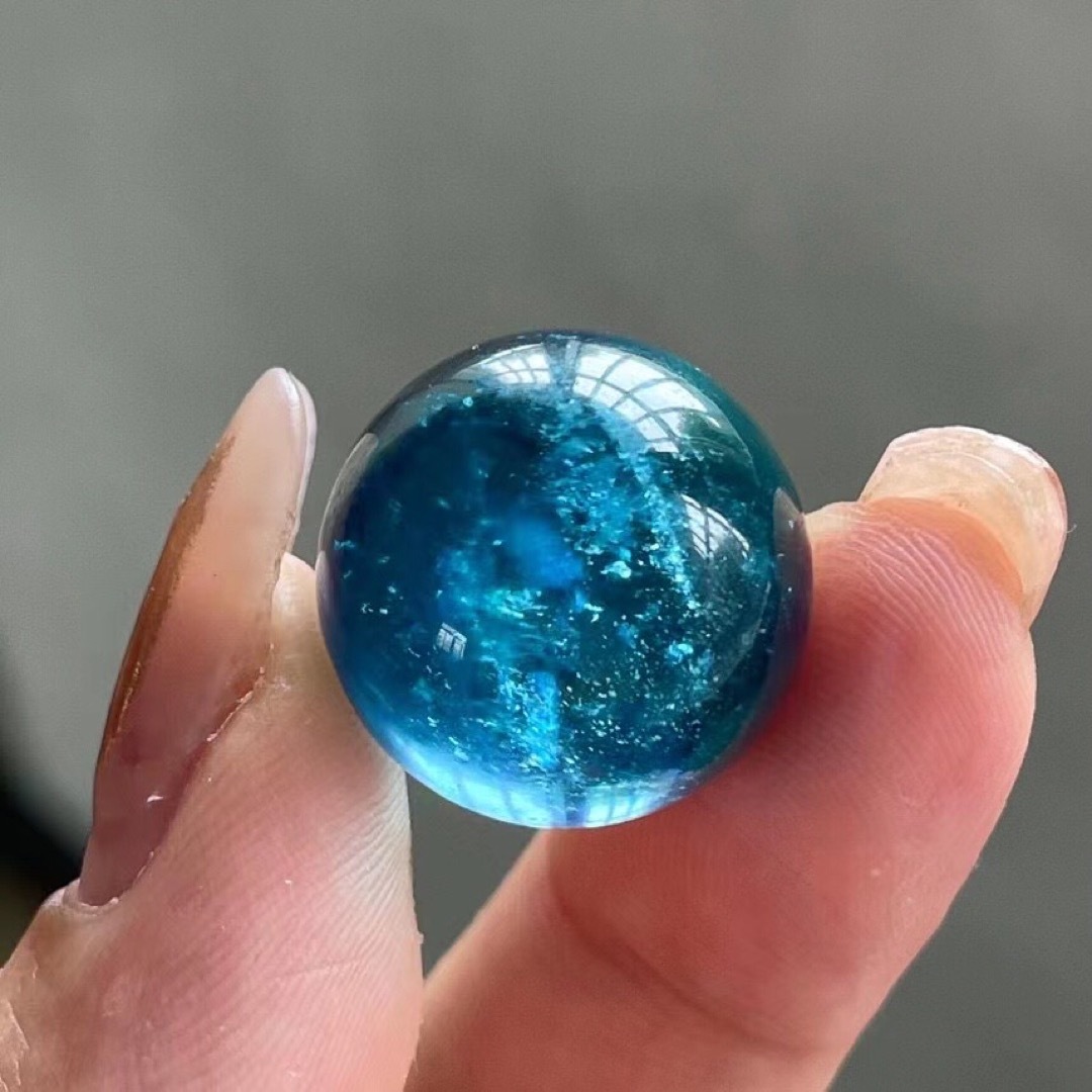 天然】アクアマリン 丸玉 19.4mm-eastgate.mk