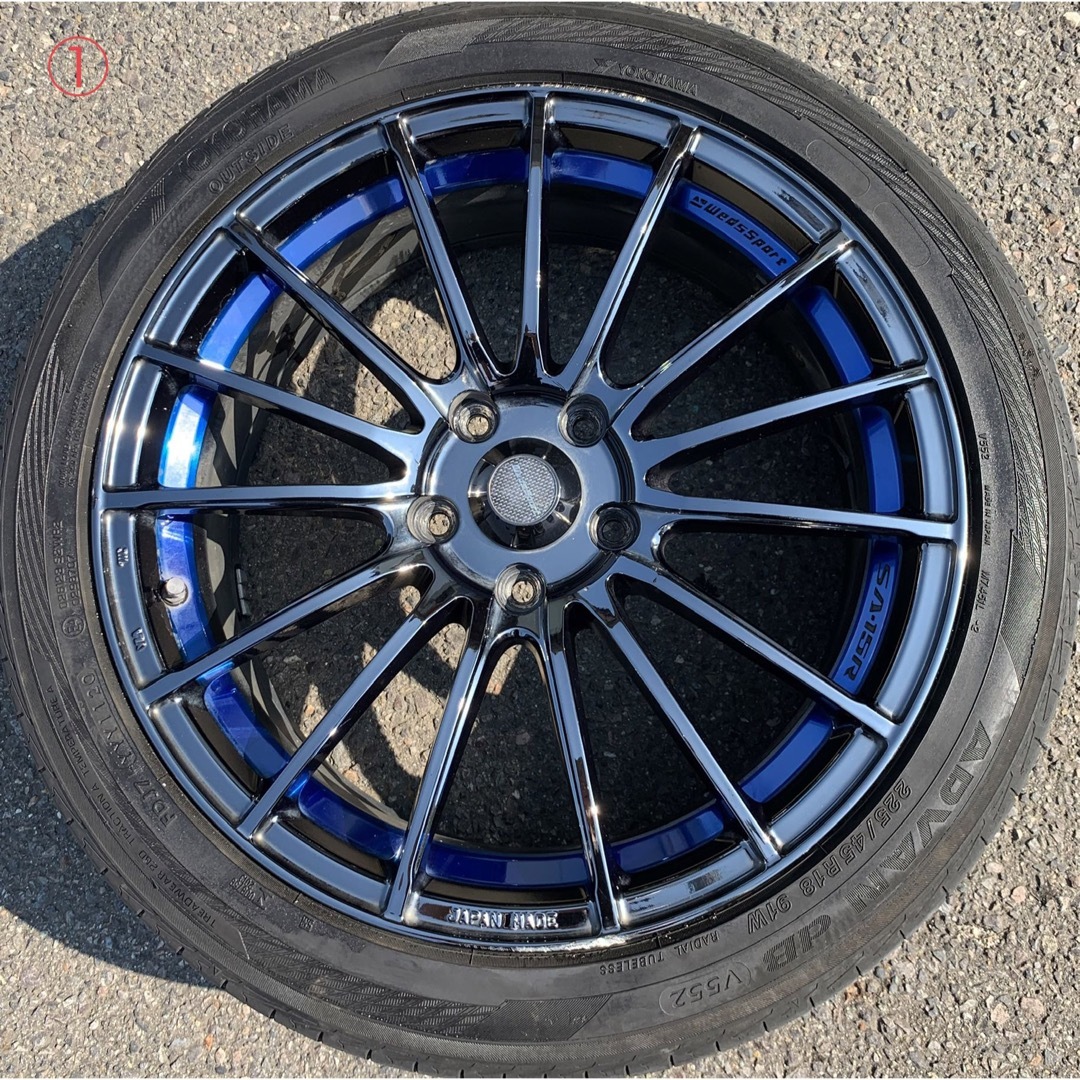 最大2000円引き マラソン期間 weds SA-15R ヨコハマADVAN dB 225 45 18