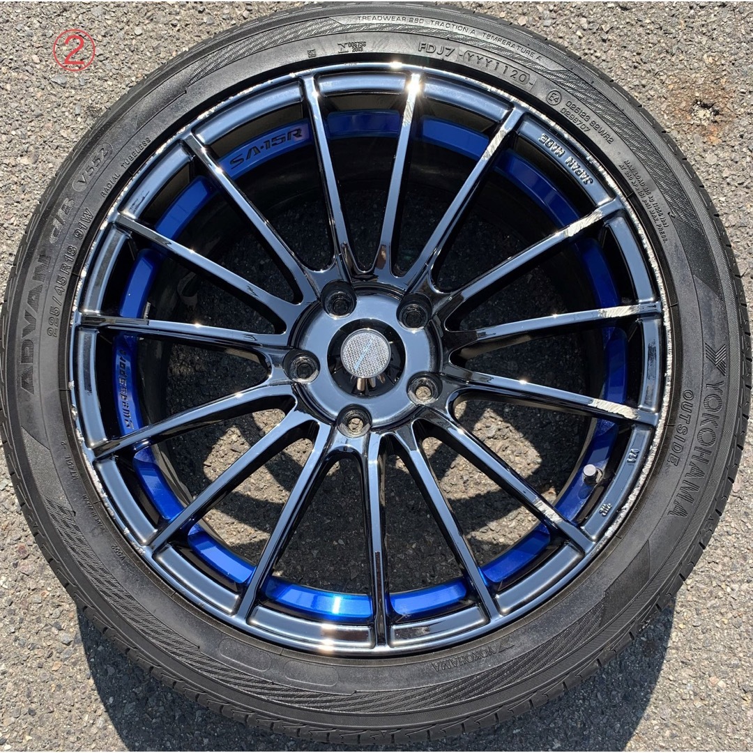 weds SA-15R ヨコハマADVAN dB 225 45 18 | vrealitybolivia.com