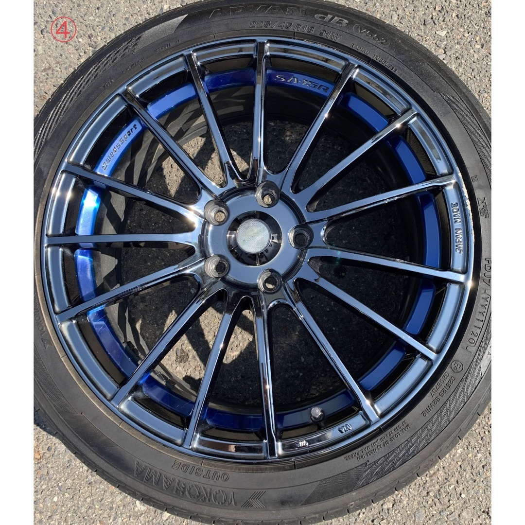 weds SA-15R ヨコハマADVAN dB 225 45 18 | vrealitybolivia.com