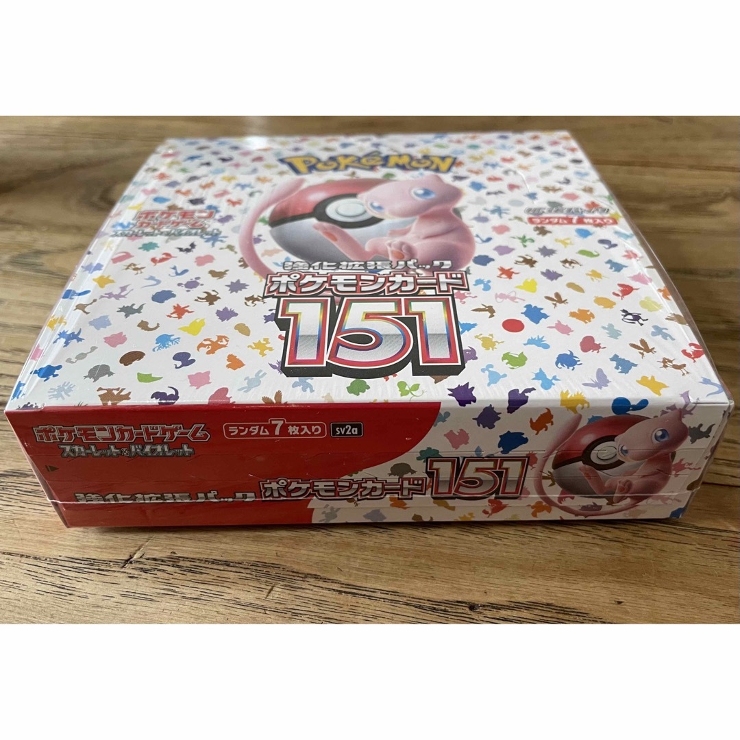 ポケモン - 【新品未開封】151 BOX ポケカ シュリンク付きの通販 by は