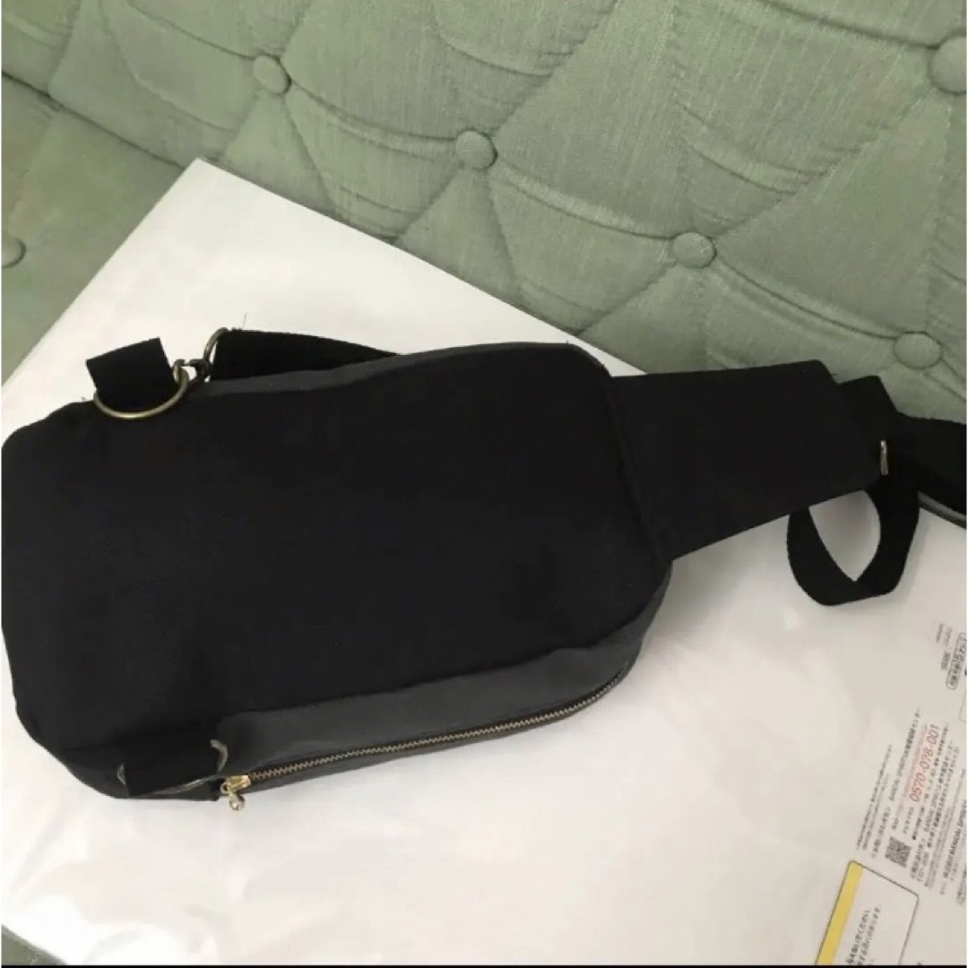 ミナペルホネン ハンドメイド BOXタイプボディバッグ スキップ ブラウン