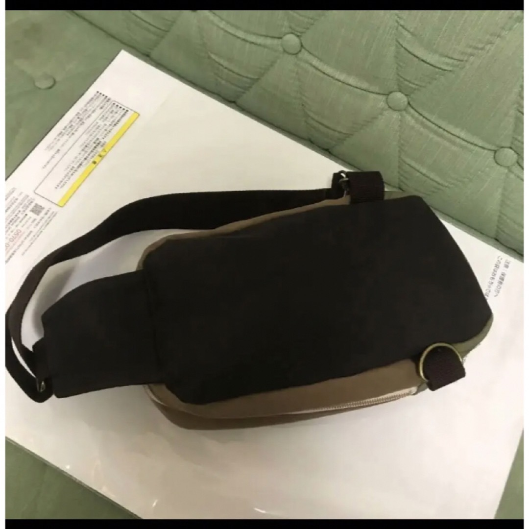 ミナペルホネン ハンドメイド BOXタイプボディバッグ スキップ ブラウン 2