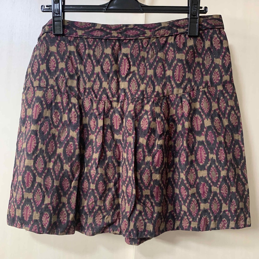 Isabel Marant(イザベルマラン)のISABEL MARANT イザベルマラン　シルクのエスニックミニスカート レディースのスカート(ミニスカート)の商品写真
