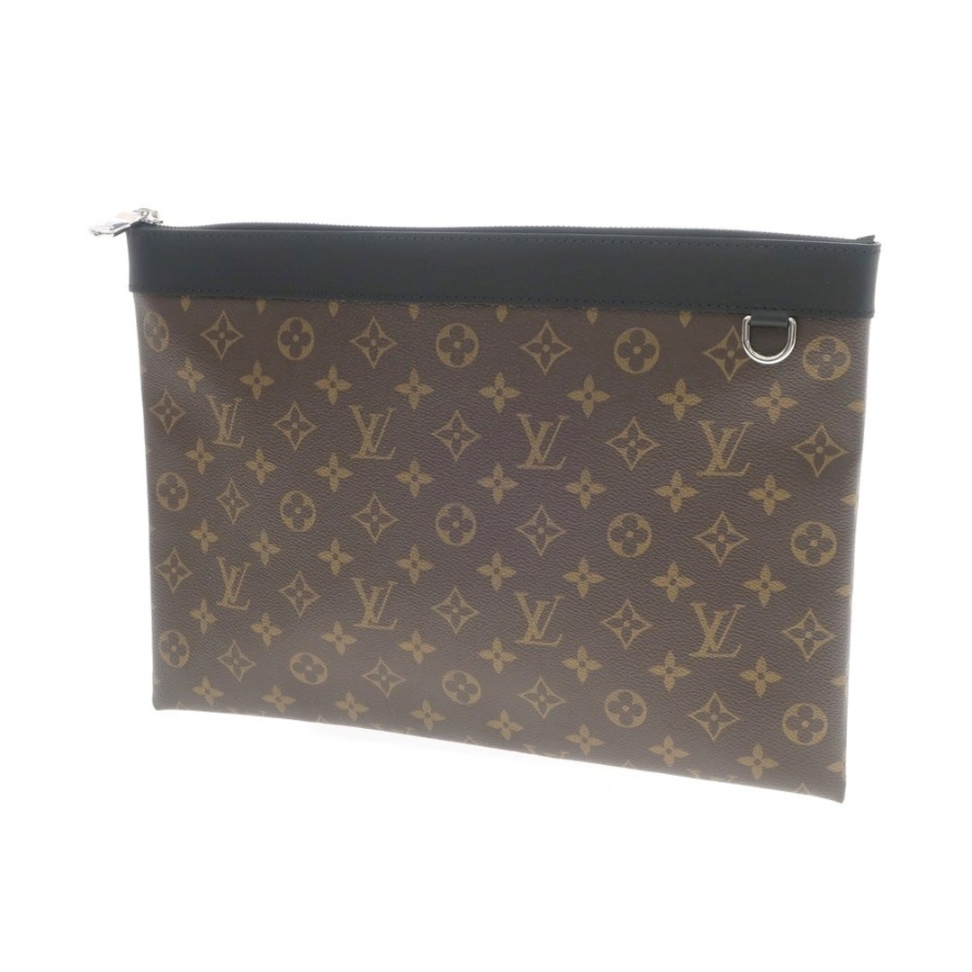 ルイ ヴィトン LOUIS VUITTON ポシェット・ディスカバリー モノグラム クラッチバッグ ブラウンxブラック【W35xH24.5】【メンズ】