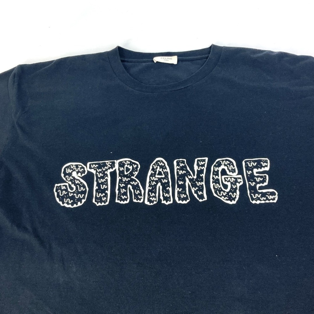 celine(セリーヌ)のセリーヌ CELINE STRANGE ロゴ 2X826501F トップス アパレル 半袖Ｔシャツ コットン ブラック メンズのトップス(Tシャツ/カットソー(半袖/袖なし))の商品写真