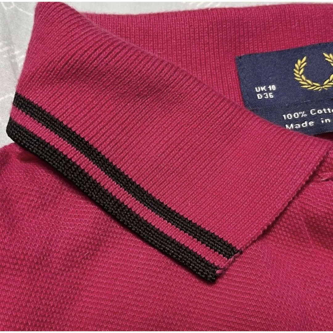 FRED PERRY(フレッドペリー)のフレッドペリー FRED PERRY ポロシャツ 半袖Mサイズ レディースのトップス(ポロシャツ)の商品写真