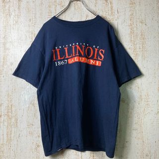 ジャンスポーツ(JANSPORT)のみー様　ジャンスポーツ カレッジ Tシャツ イリノイ大学 ネイビー アメリカ古着(Tシャツ/カットソー(半袖/袖なし))