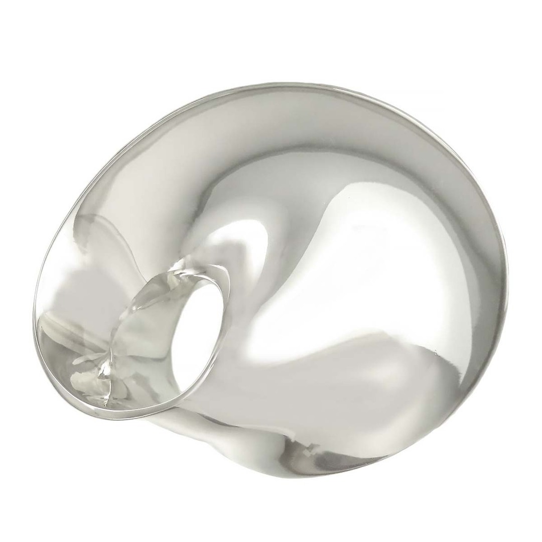 Georg Jensen(ジョージジェンセン)のジョージジェンセン メビウス ブローチ 374 925 (SV925) ユニセックス Georg Jensen [美品] 【中古】 【ジュエリー】 ハンドメイドのアクセサリー(コサージュ/ブローチ)の商品写真