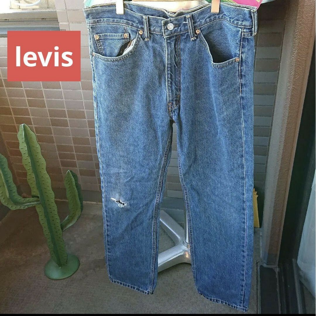 Levi's リーバイス 505 ヴィンテージ クラッシュ デニム ジーンズ