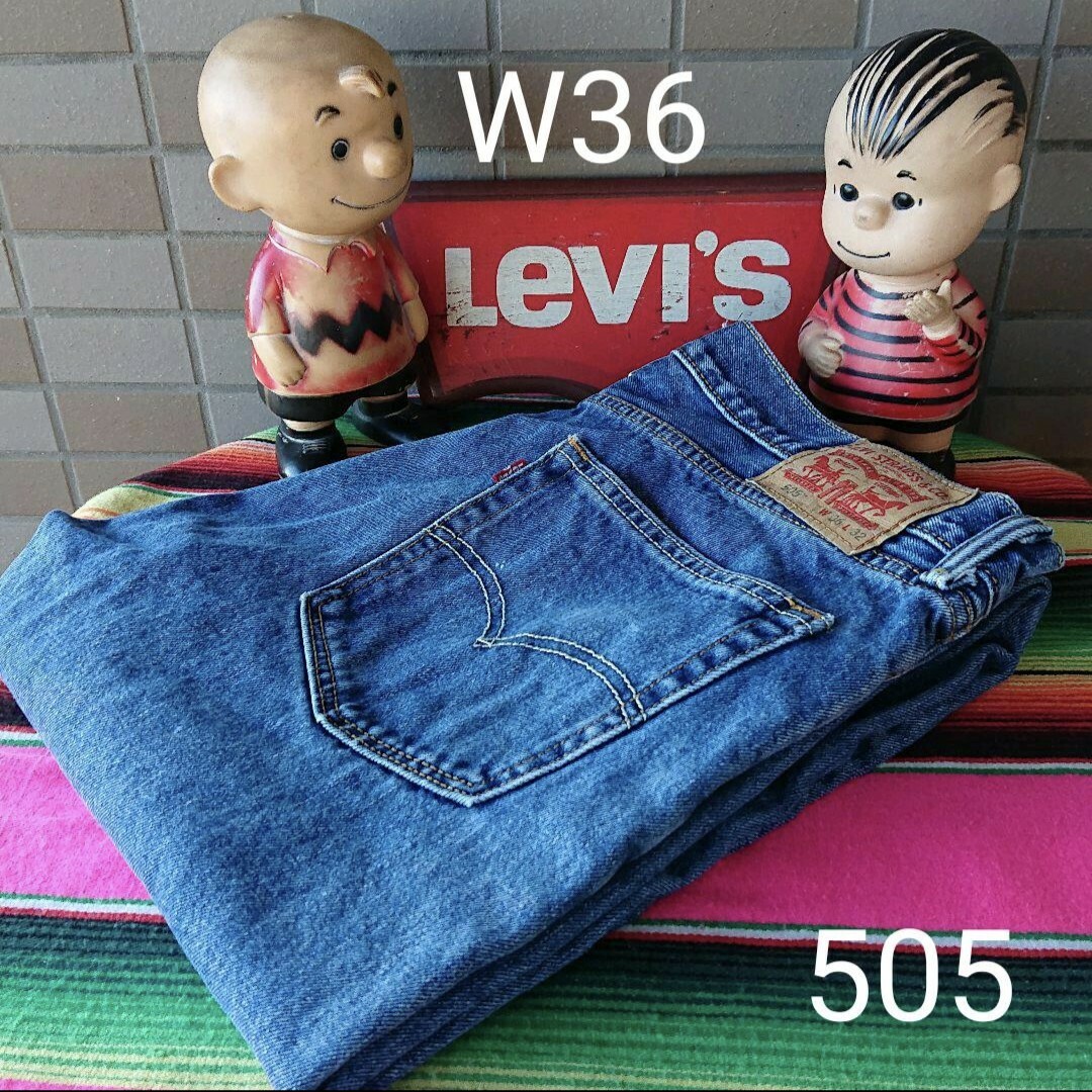 Levi's 505/ジーンズ/デニムパンツ レソト製 アメカジ W36