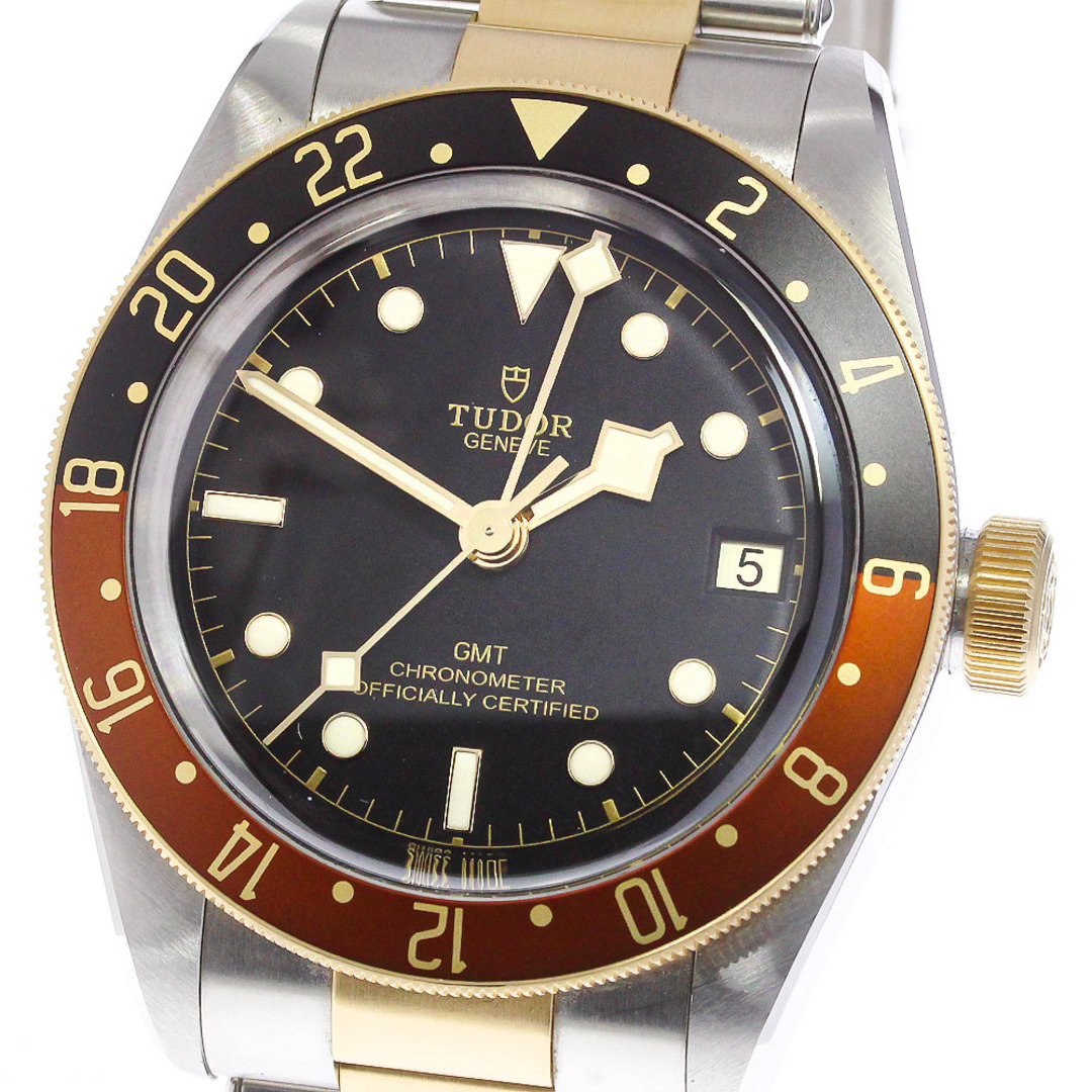 チュードル TUDOR 79833MN ブラックベイ GMT デイト 自動巻き メンズ 良品 箱・保証書付き_755442