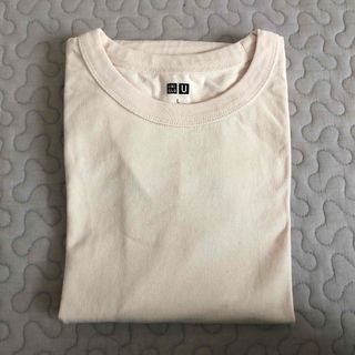 ユニクロ(UNIQLO)のクールネックT 半袖　UNIQLO メンズ　L(Tシャツ/カットソー(半袖/袖なし))