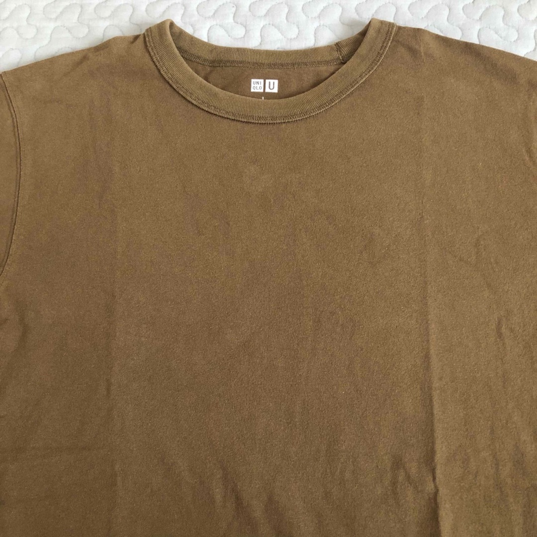 UNIQLO(ユニクロ)のUNIQLO クールネックT 半袖　メンズ　L メンズのトップス(Tシャツ/カットソー(半袖/袖なし))の商品写真