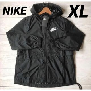 ナイキ(NIKE)のナイキ　ウインドブレーカー 裏メッシュ 長袖 レディース　XLサイズ(ナイロンジャケット)