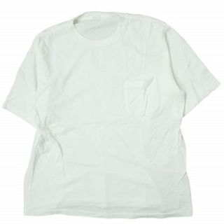 コモリ(COMOLI)のCOMOLI コモリ 日本製 裏毛半袖クルー ポケットTシャツ K01-05004 2 ホワイト 半袖 コットン クルーネック ポケTee トップス【中古】【COMOLI】(Tシャツ/カットソー(半袖/袖なし))