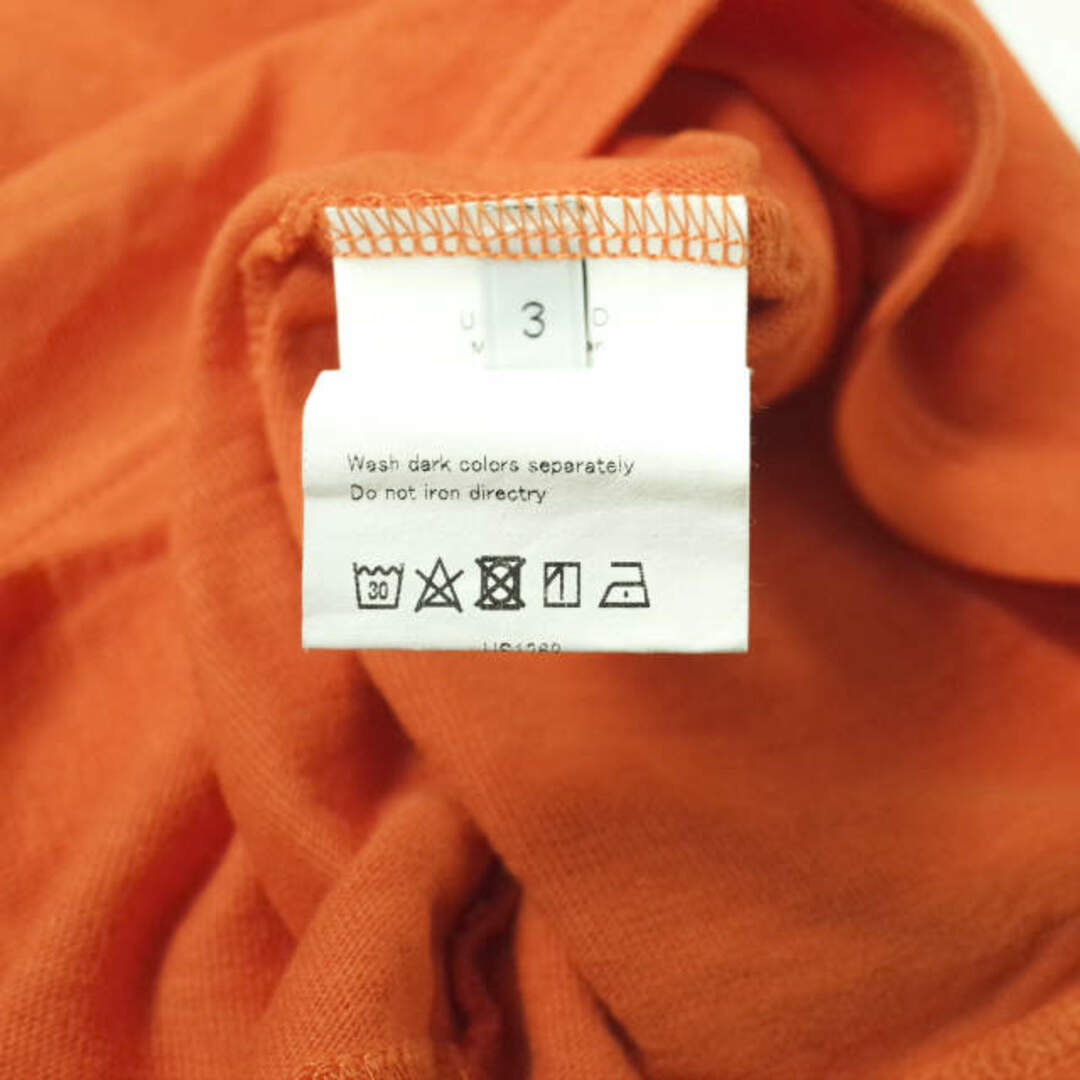 UNUSED(アンユーズド)のUNUSED アンユーズド 日本製 SHORT-SLEEVE POCKET T-SHIRT オーバーサイズポケットTシャツ US1368 3 オレンジ 半袖 クルーネック トップス【中古】【UNUSED】 メンズのトップス(Tシャツ/カットソー(半袖/袖なし))の商品写真