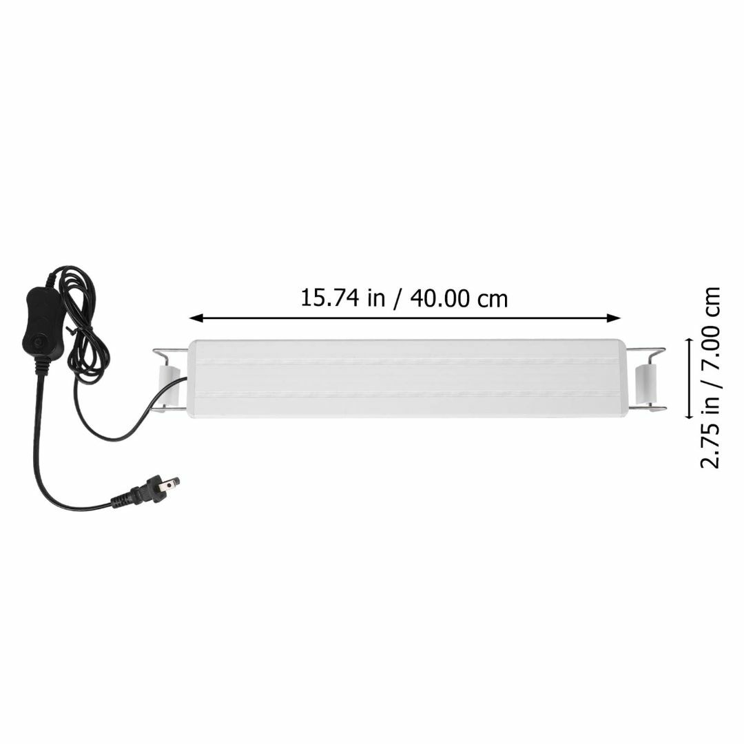 ledmomo 水槽ライト 40-50cm水槽対応 白青 24LED 調節可能