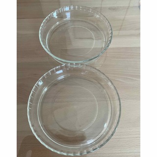 パイレックス(Pyrex)のPyrex 耐熱ガラス　パイ皿2枚セット(調理道具/製菓道具)