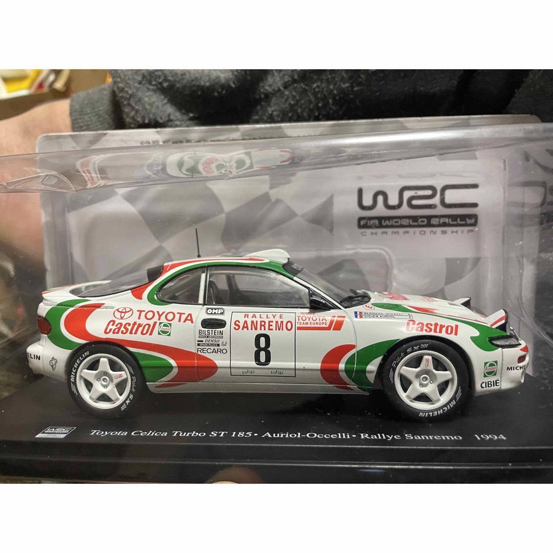 ミニカー1/24 ランチアストラトス　ST185セリカ ランサーエボ6 WRCミニカー