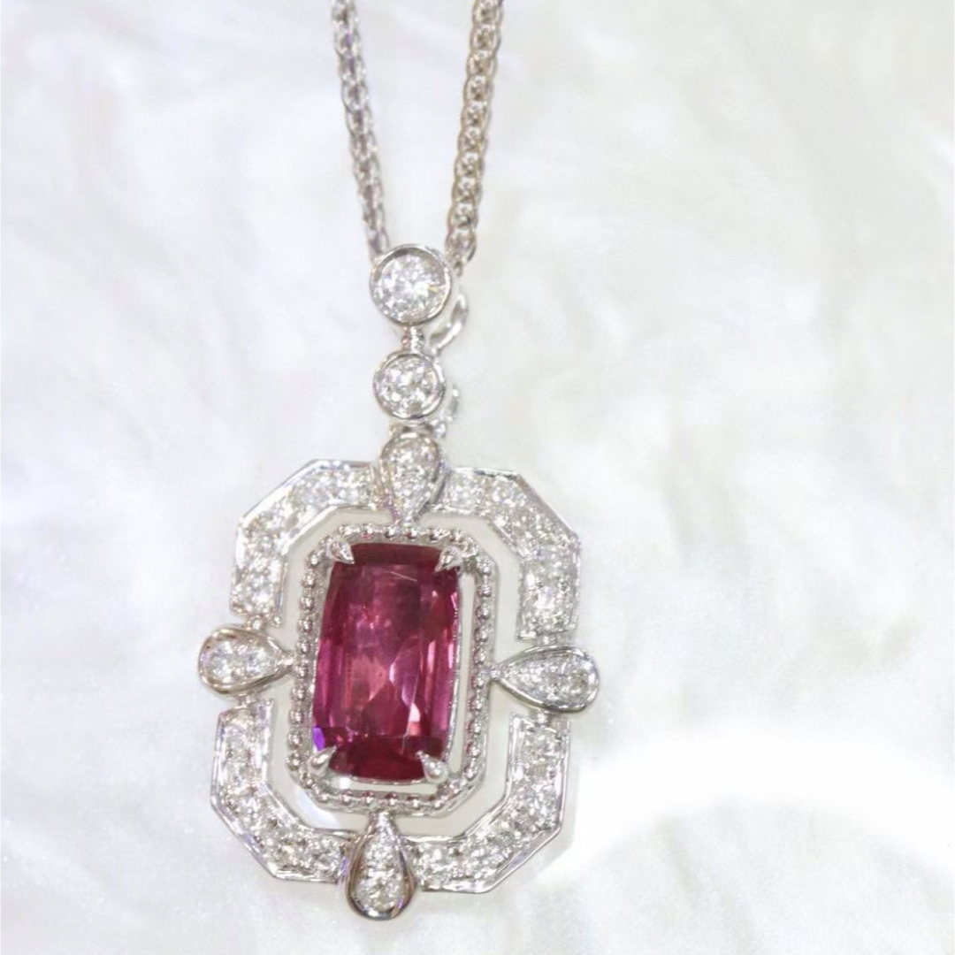 天然 ルビー ダイヤ ペンダントトップ1.03ct k18 f - novius-it.hu