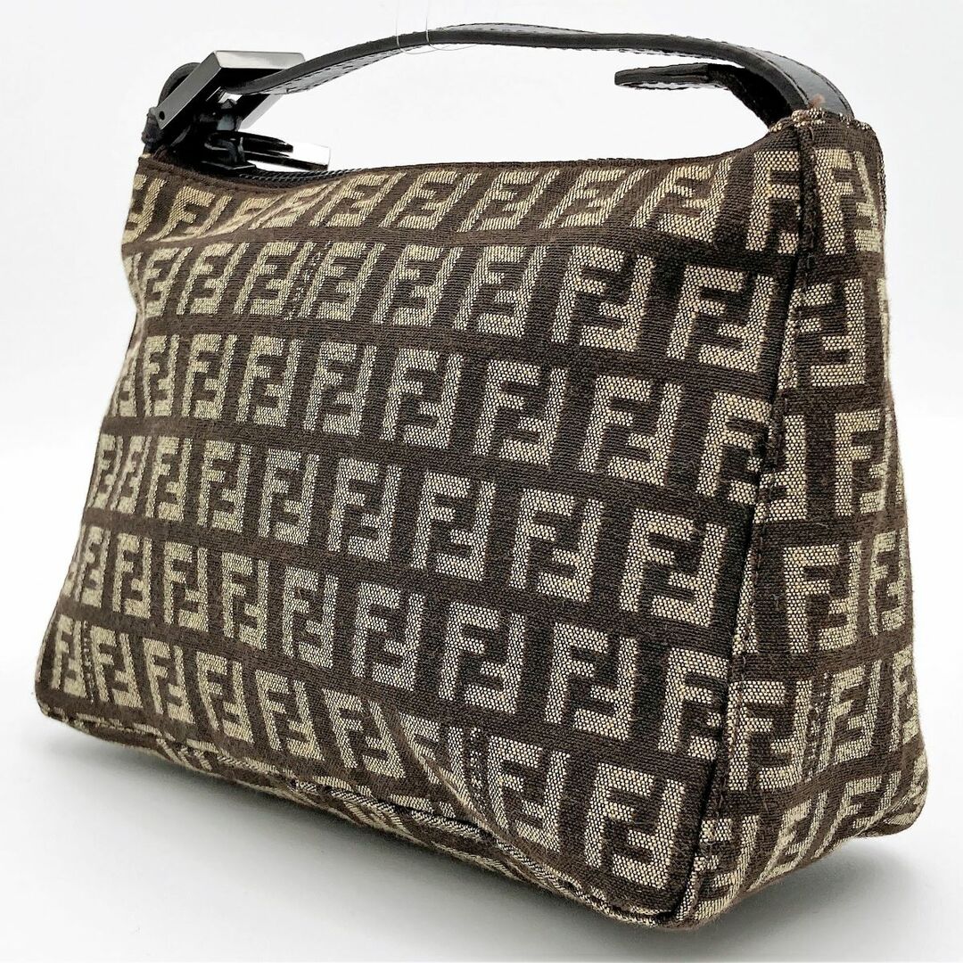 セール 美品 FENDI フェンディ ポーチ バッグ ズッキーノ ズッカ